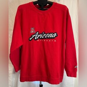 Men’s Russell Athletics Arizona Wildcats Red Sweatshirt Large